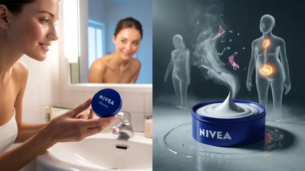 La liste d’ingrédients inquiétante de votre crème Nivea : substances cancérigènes et perturbateurs endocriniens dissimulés par le marketing