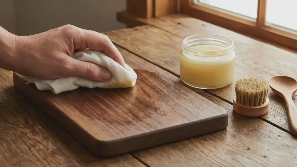 Oubliez la cire : voici le produit naturel miracle qui nourrit et fait briller le bois comme jamais